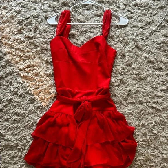 Amanda Uprichard Kendra Skort Romper - Picture 4 of 5